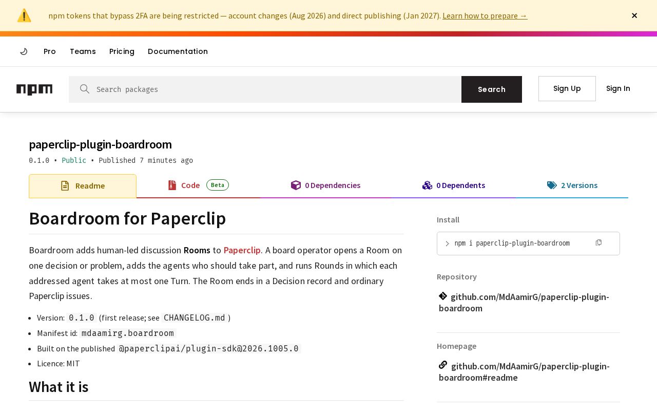Preview of paperclip-plugin-boardroom
