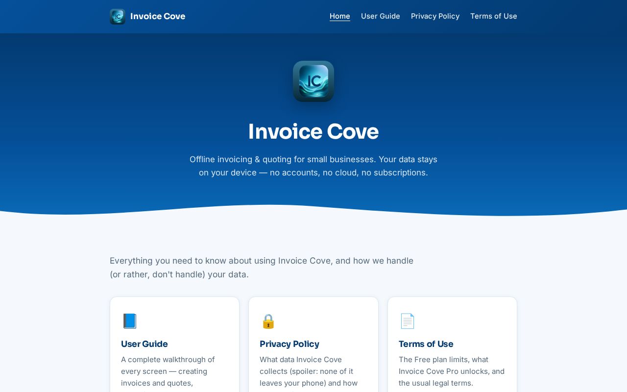 Preview of Invoicer Public