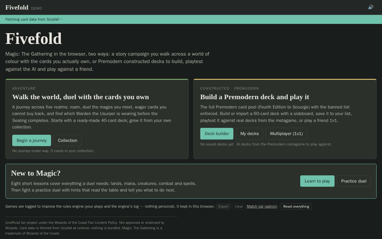 Preview of Fivefold