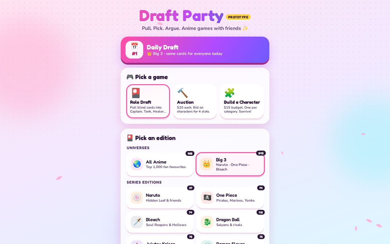 Preview of Draft Party