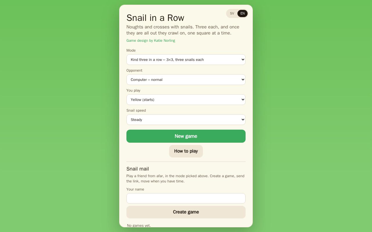 Preview of Snailrow