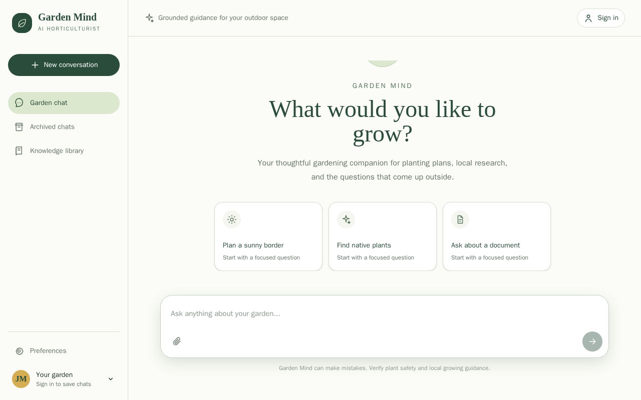 Preview of Garden Mind