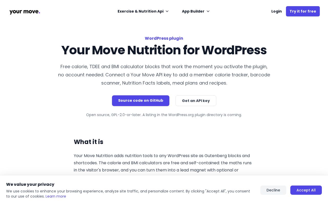 Preview of Ymove Nutrition Wordpress
