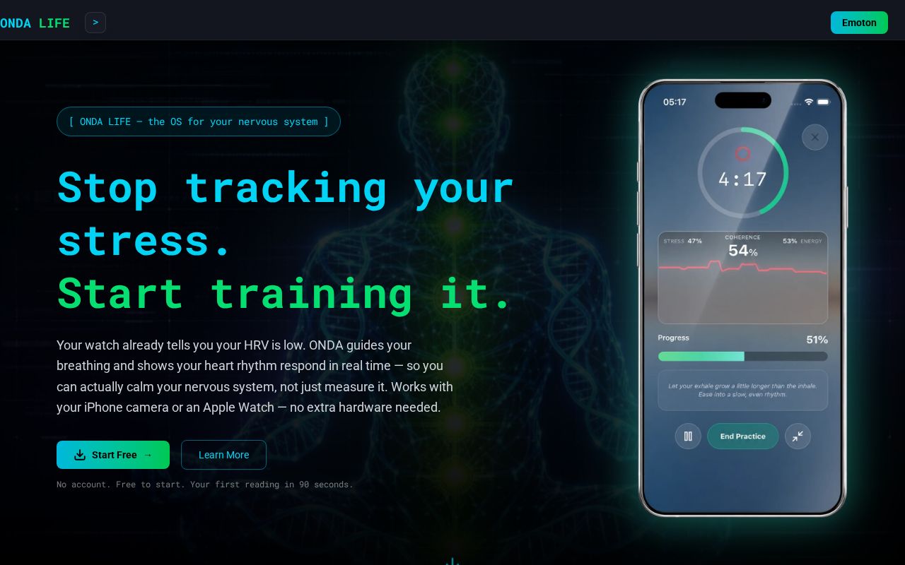 Preview of Onda Hrv Widget