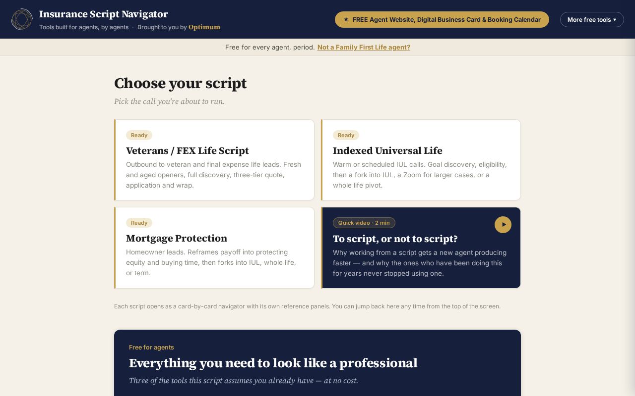 Preview of Script Navigator
