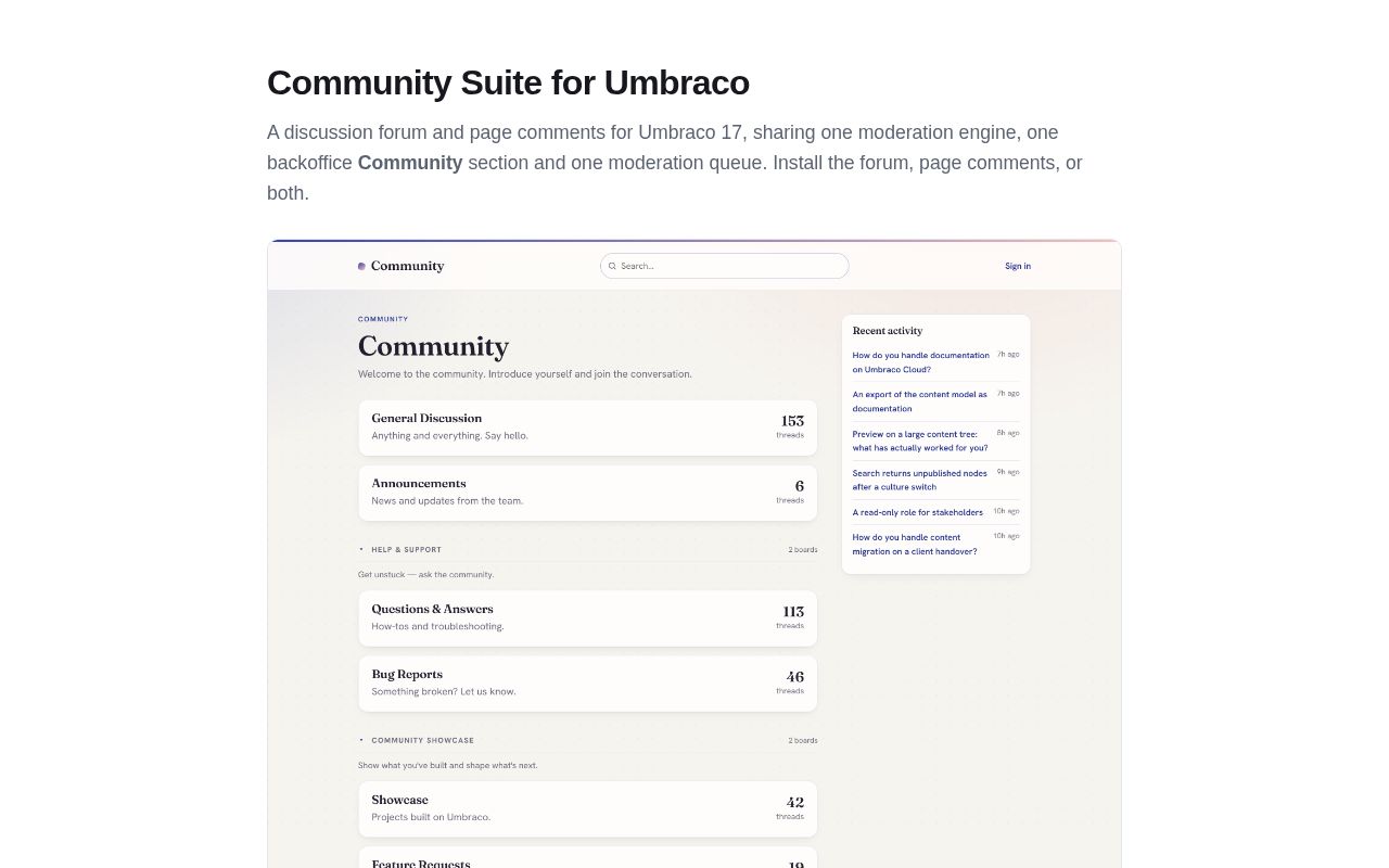 Preview of Community Suite