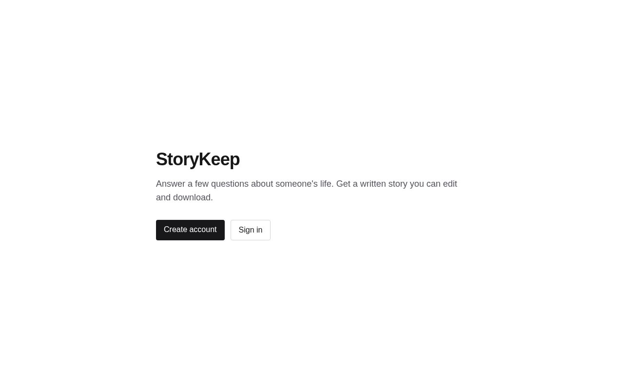 Preview of Storykeep