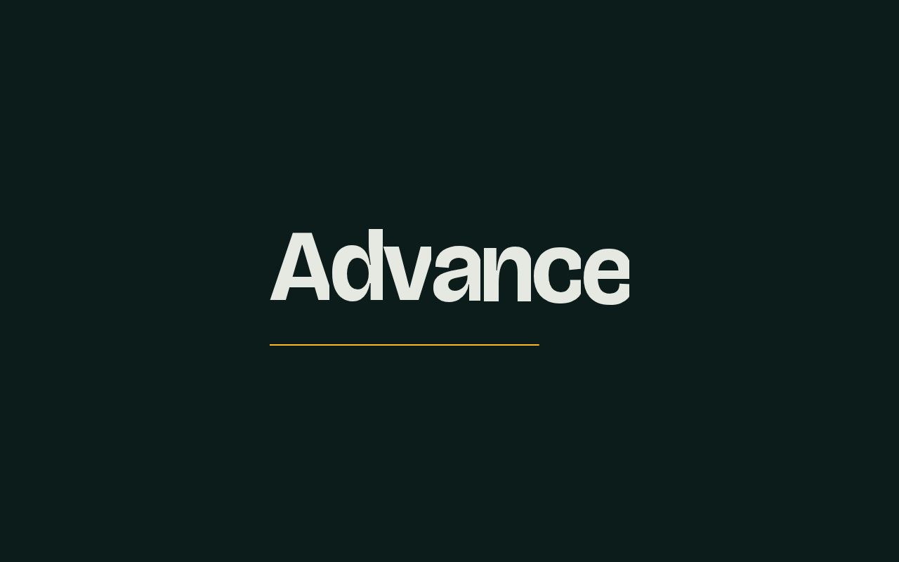 Preview of Advance