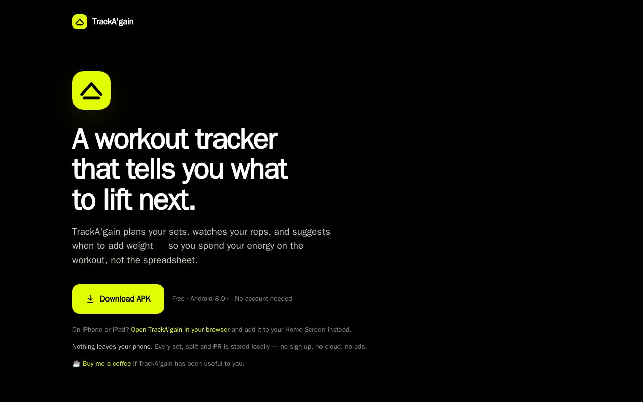 Preview of TrackAgain