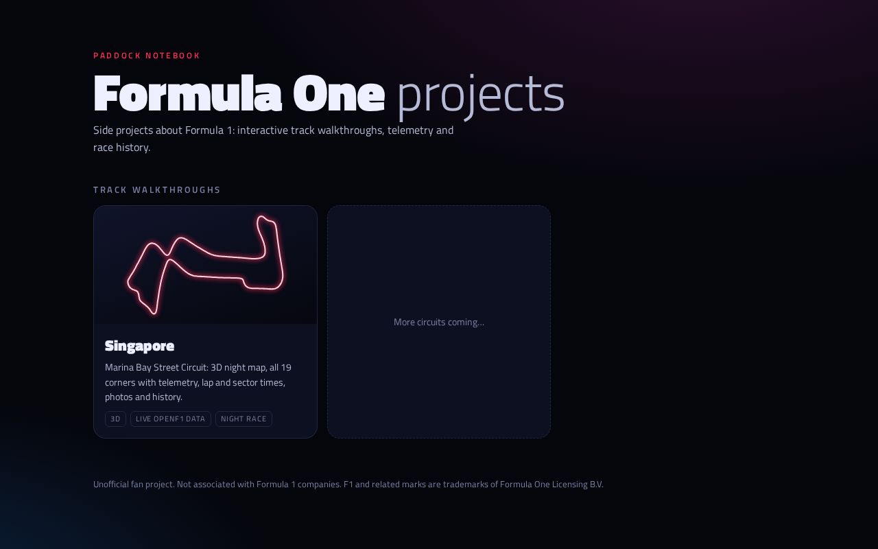 Preview of Formula One