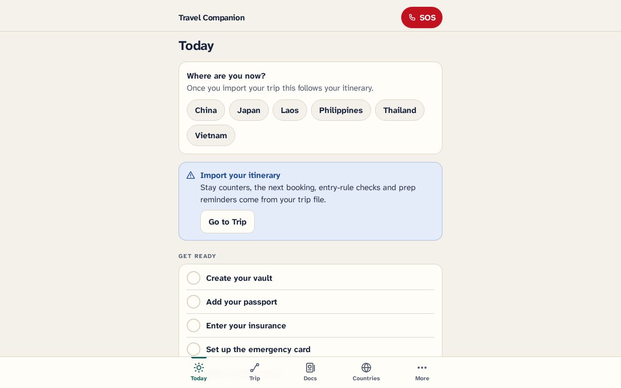 Preview of TravelDocs