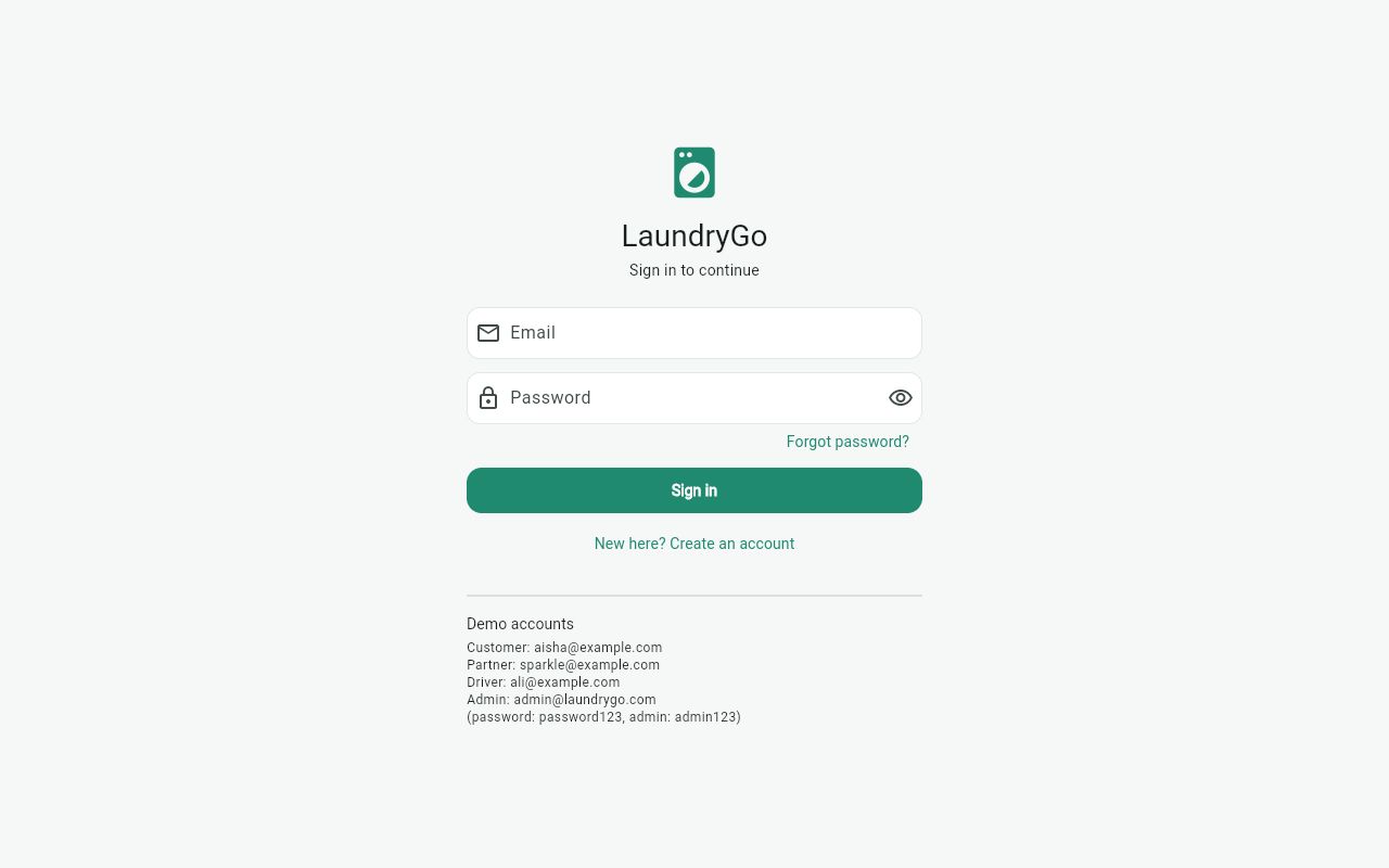 Preview of Laundry APp