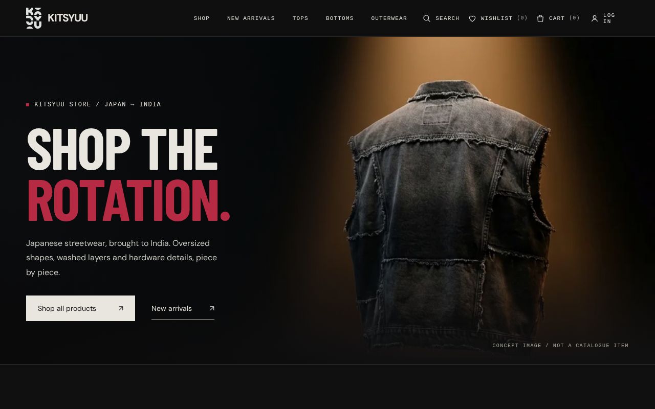 Preview of Kitsyuu E Commerce