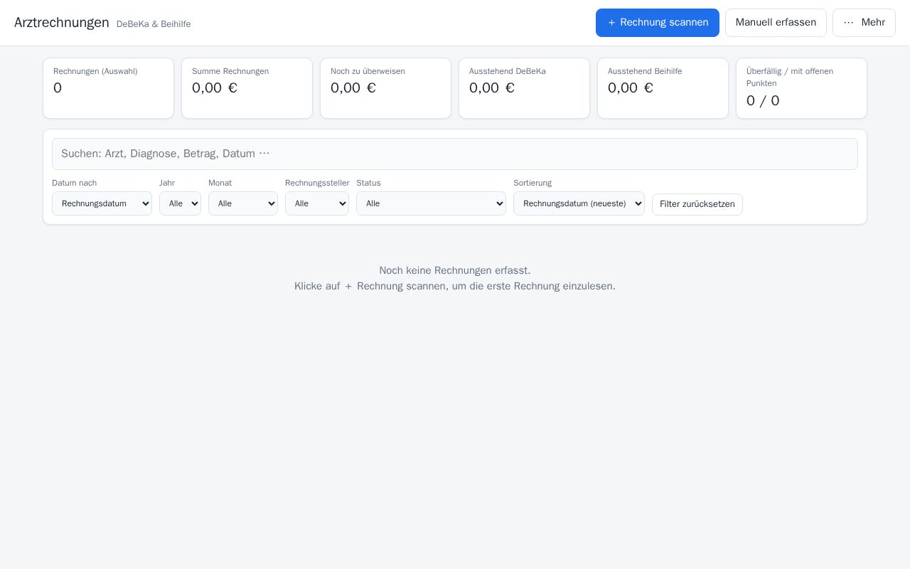 Preview of Arztrechnungen