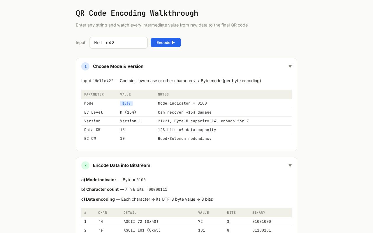 Preview of QR Code Walkthrough