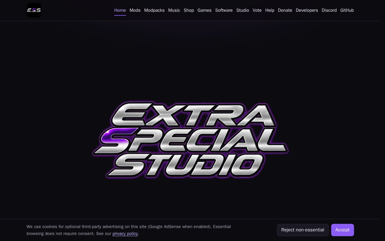 Preview of Official Extra Special Studio website (extraspecialstudio.co.uk)