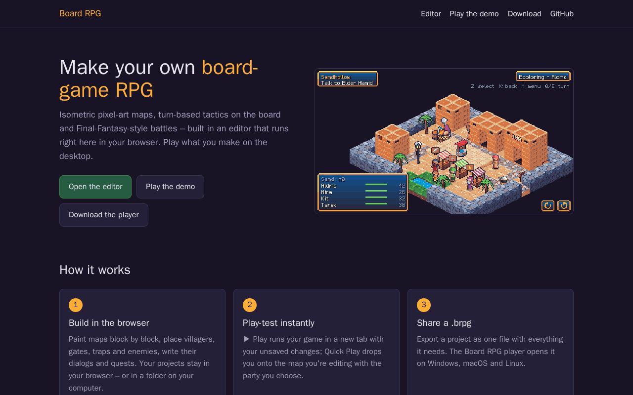Preview of Board Rpg