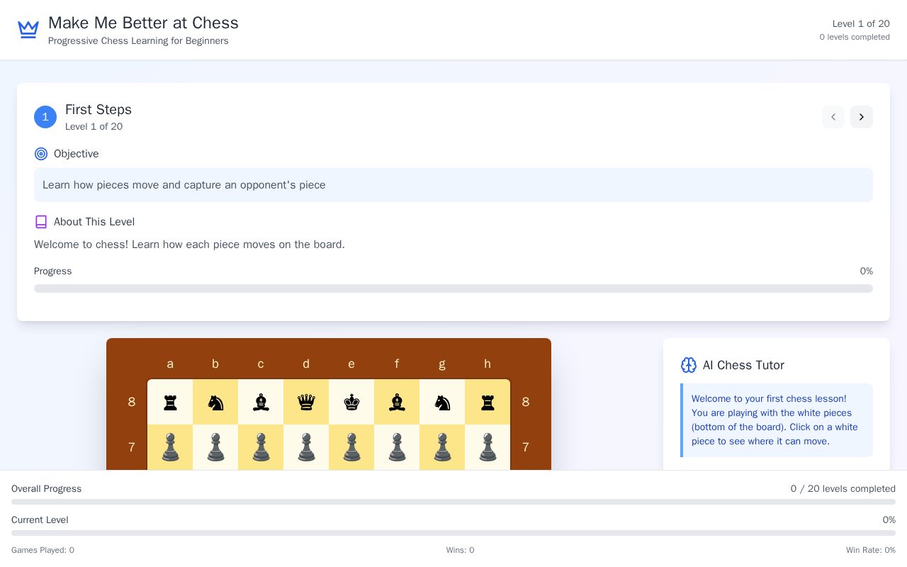 Preview of Make Me Better at Chess