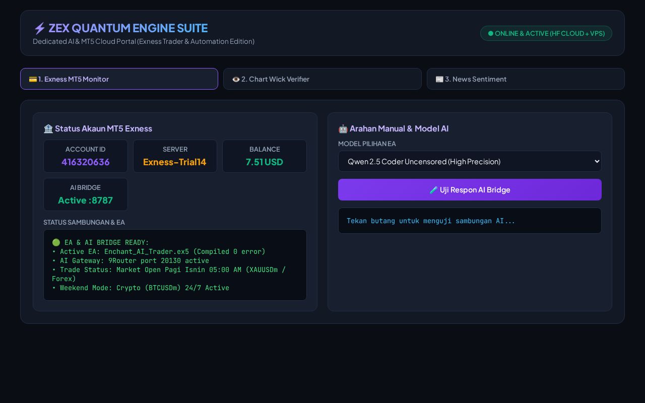 Preview of Zex Quantum Engine Suite