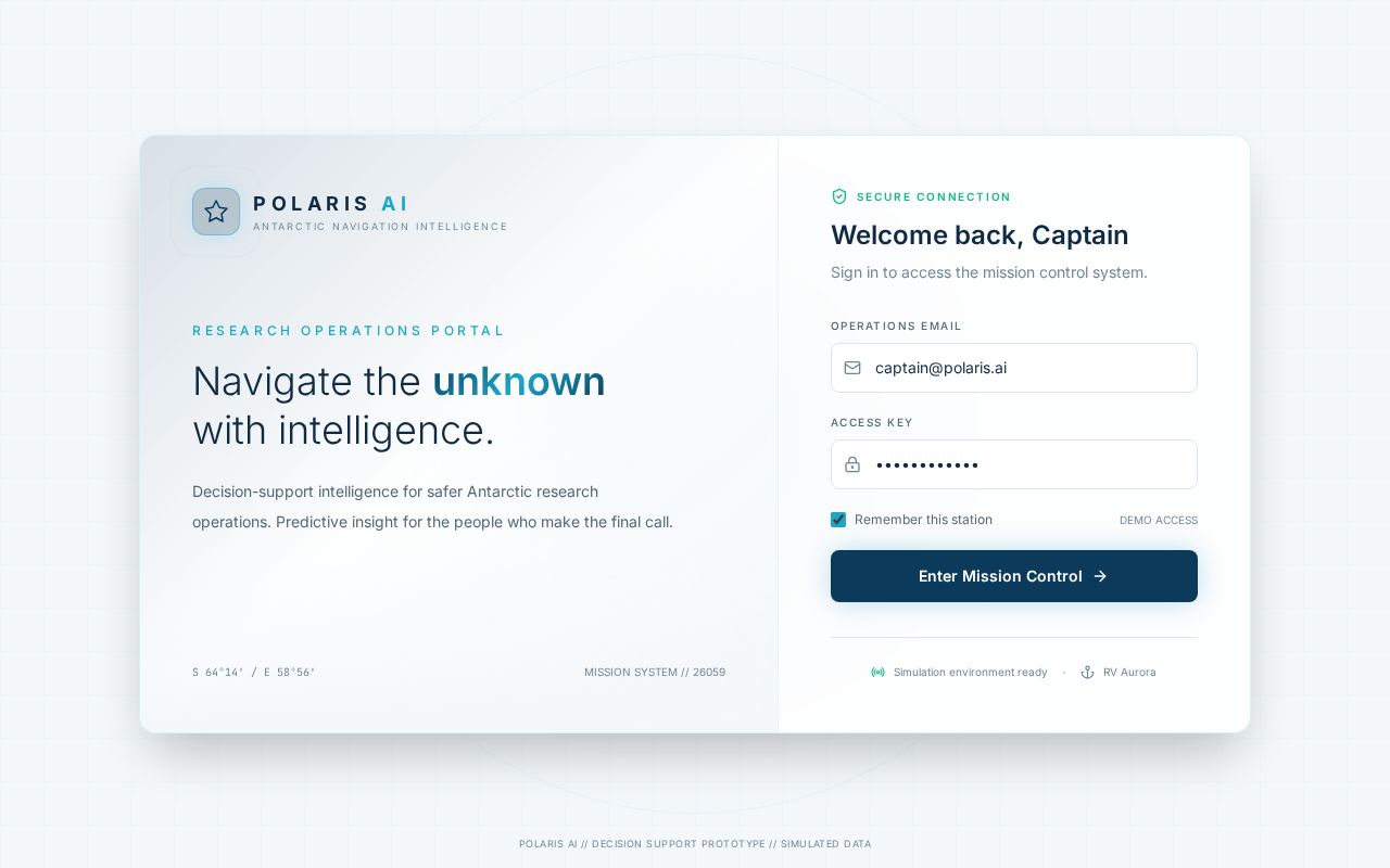 Preview of POLARIS AI