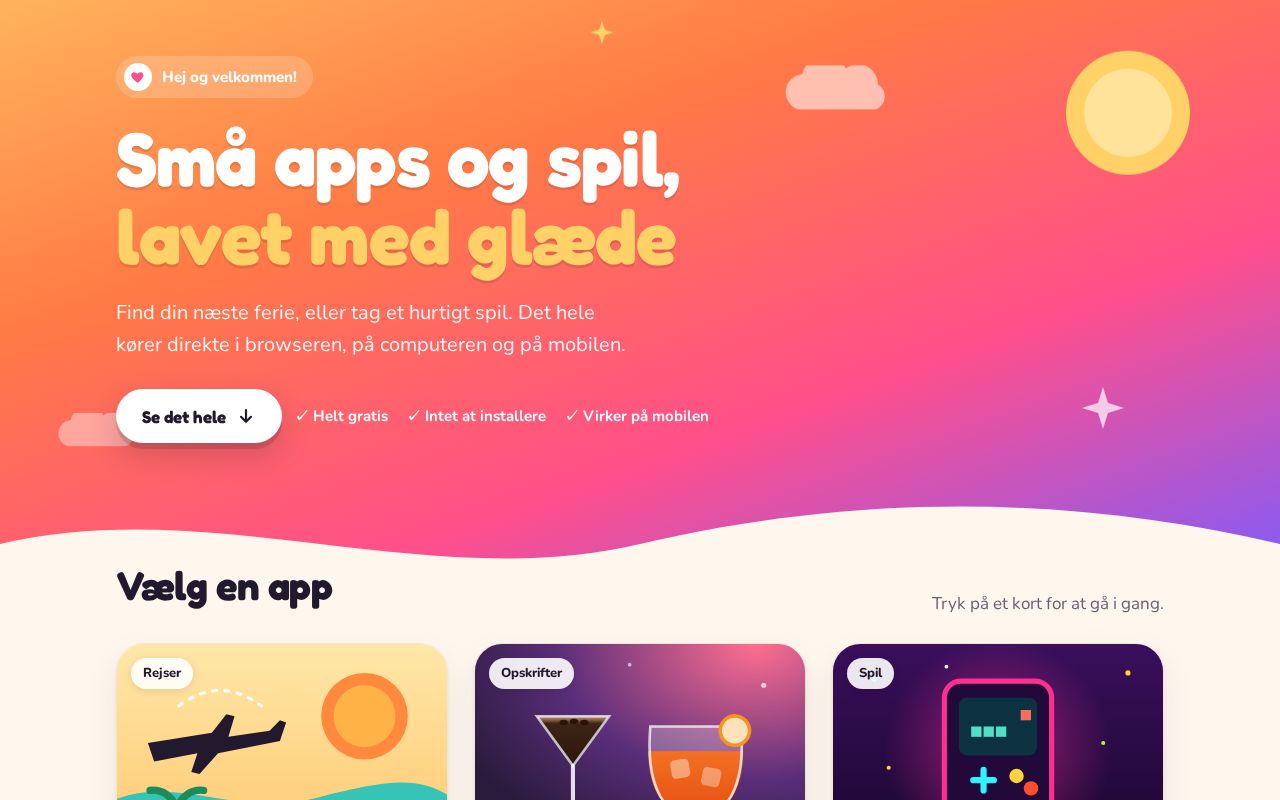 Preview of Apps