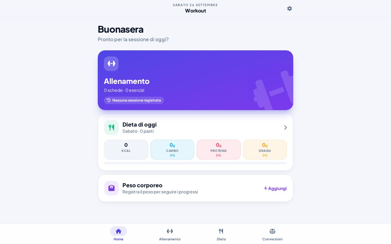 Preview of Workout App