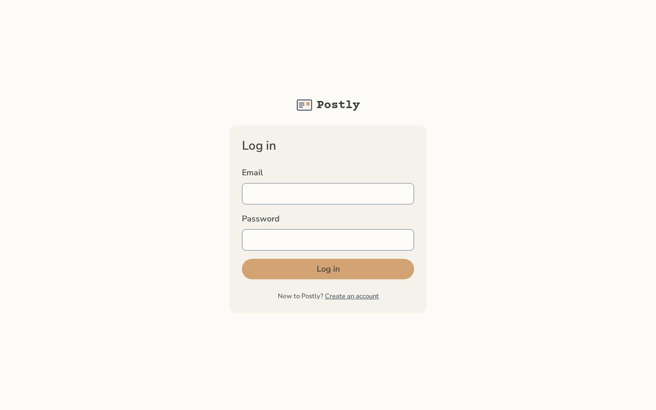 Preview of Postly