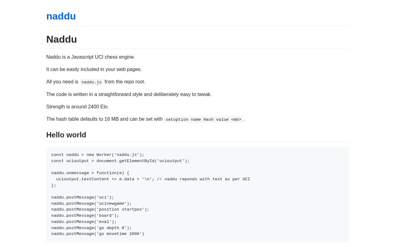Preview of A Javascript UCI chess engine.