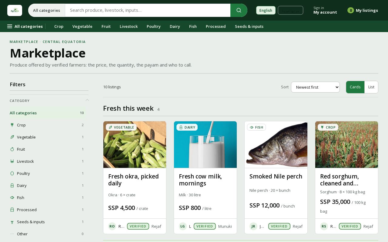 Preview of Agriculture ERP