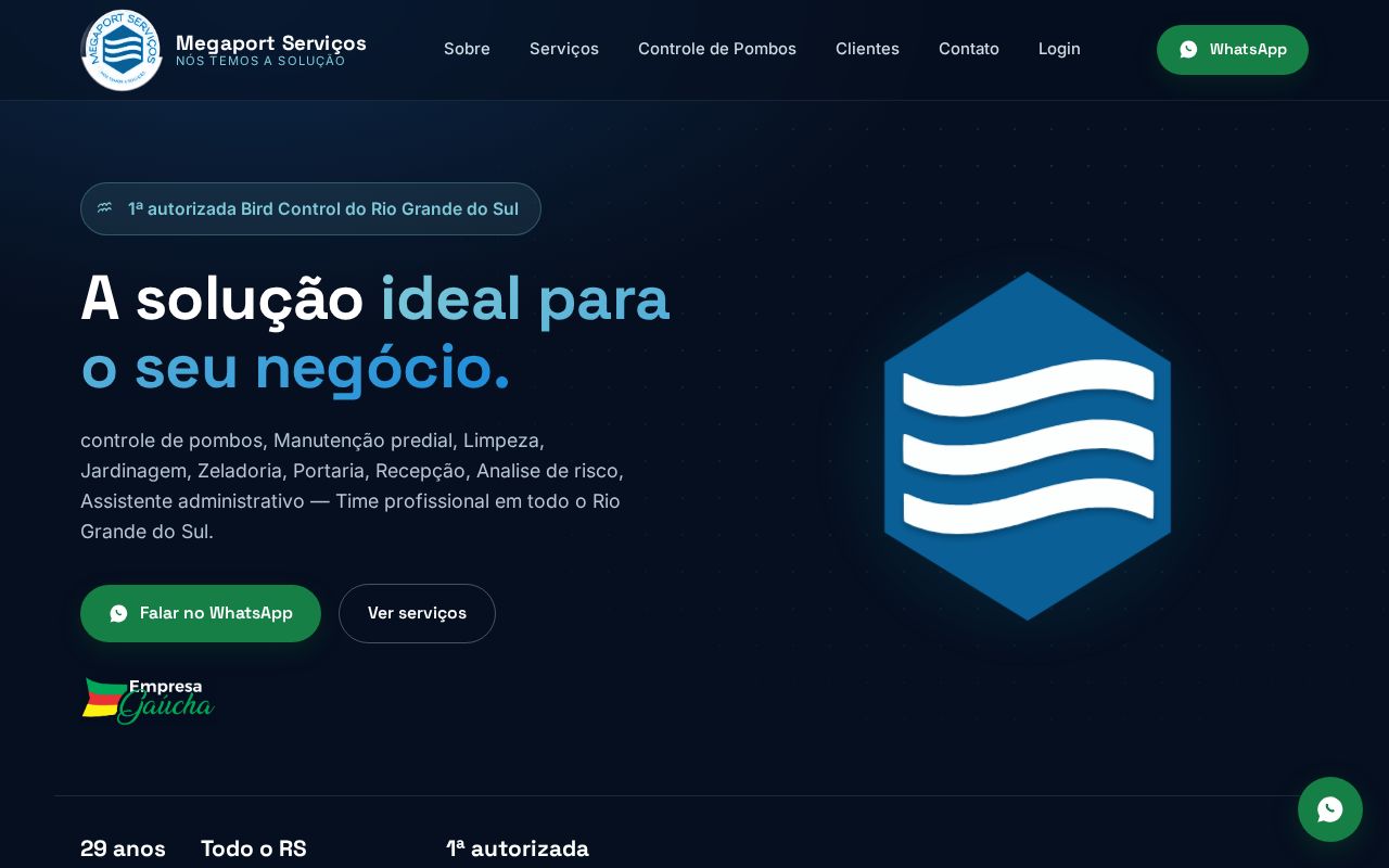 Preview of Megaport Site