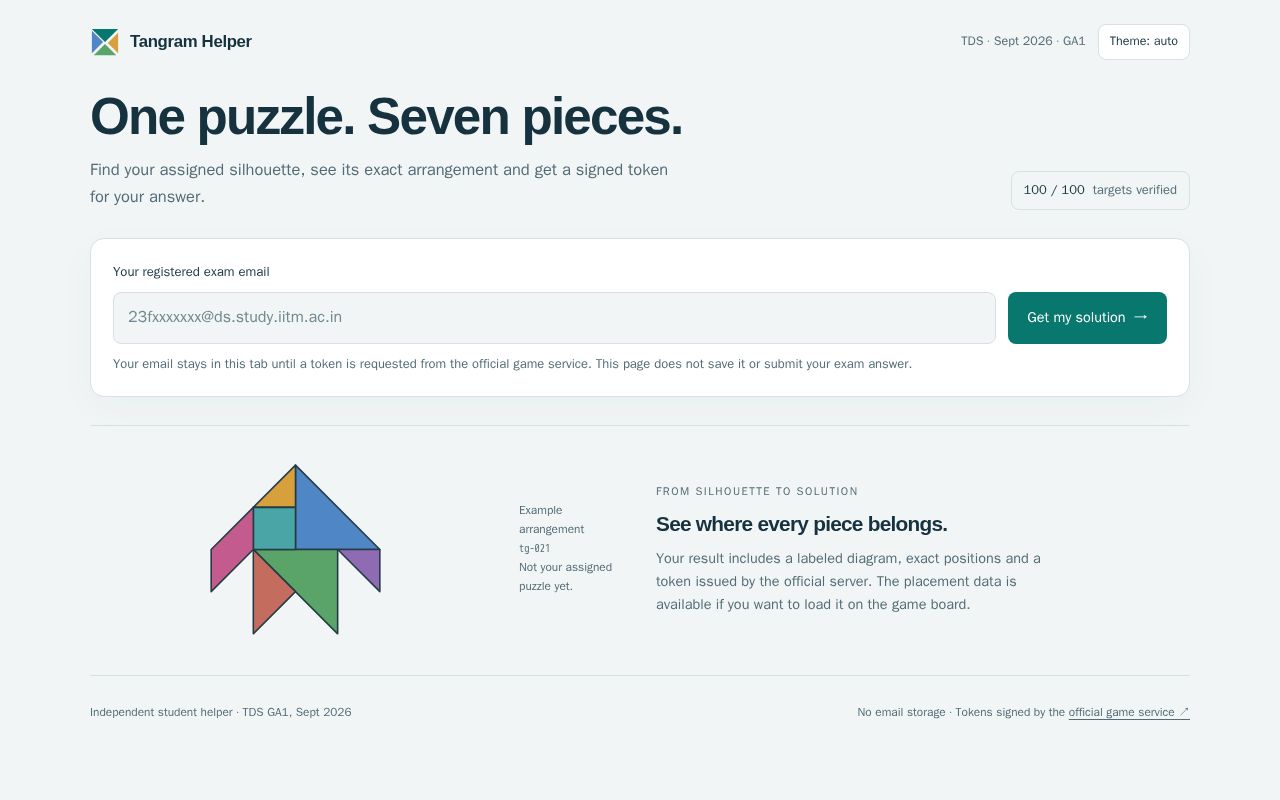 Preview of Tangram Solver