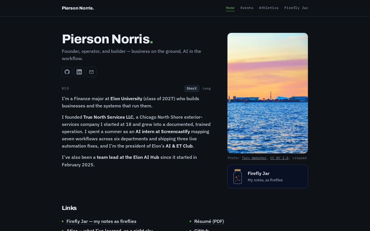 Preview of Piersonnorris Github Io