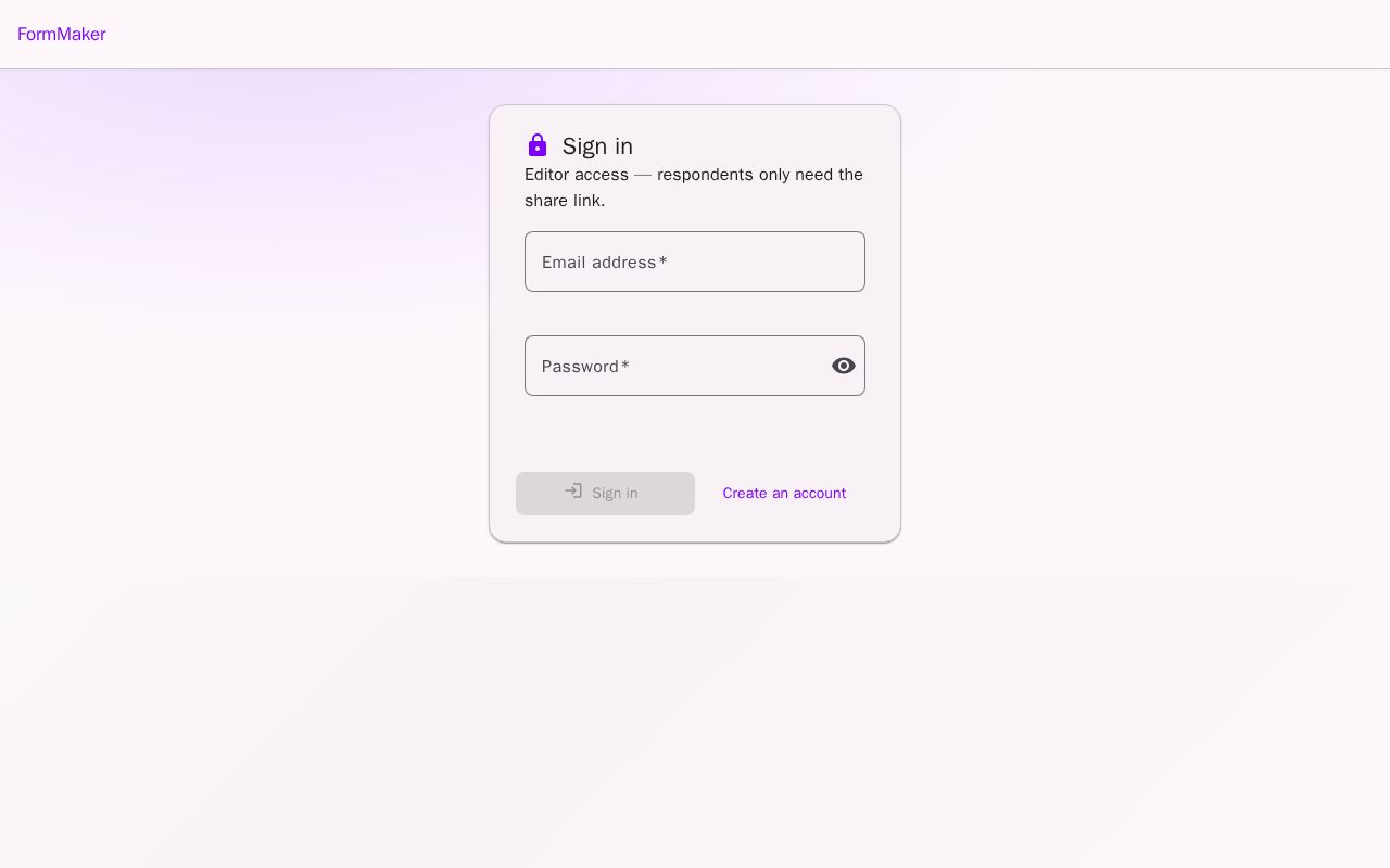 Preview of Formmaker
