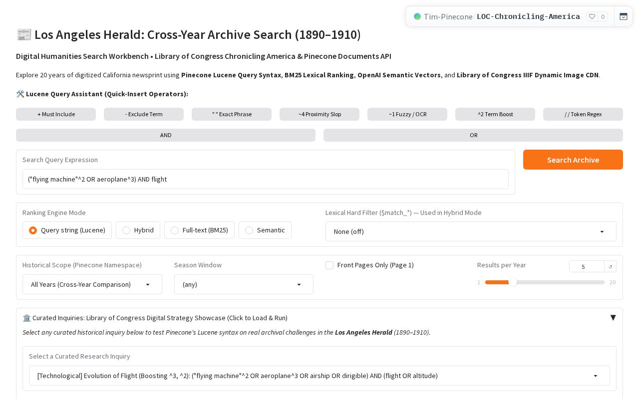 Preview of Coast-to-Coast Historical Newspaper Search (1890–1910)