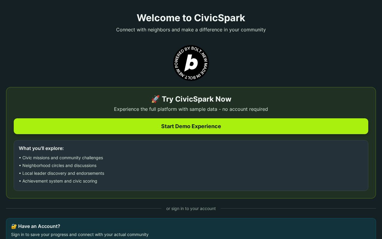 Preview of Civic Spark