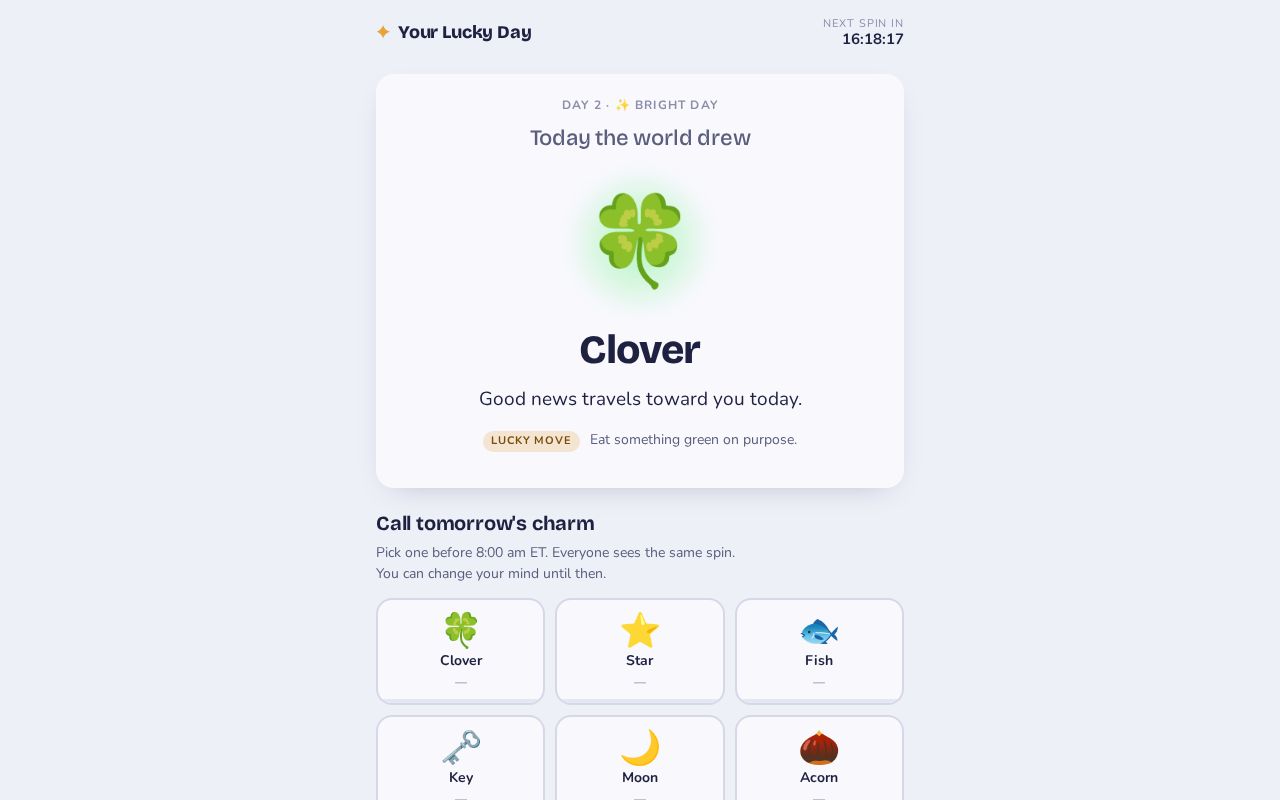 Preview of Your Lucky Day