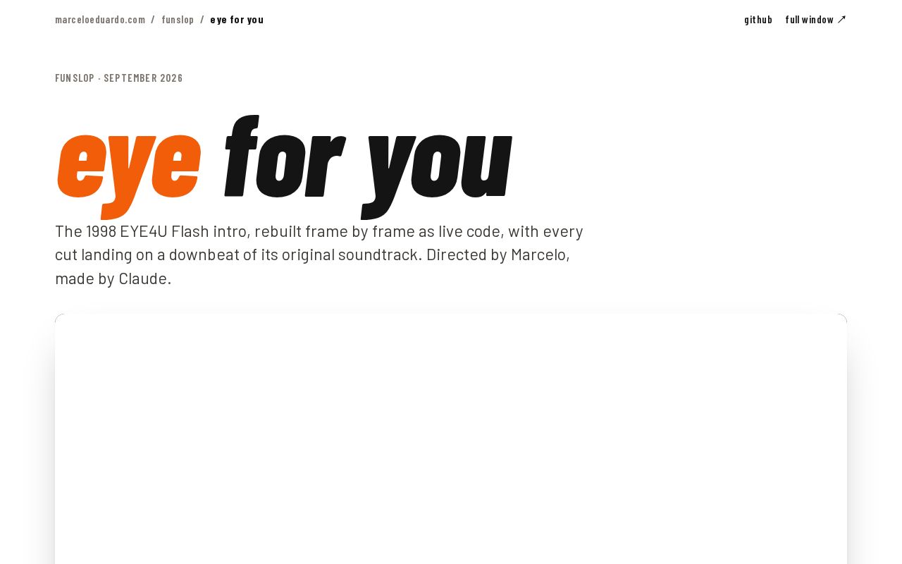 Preview of Eyeforyou