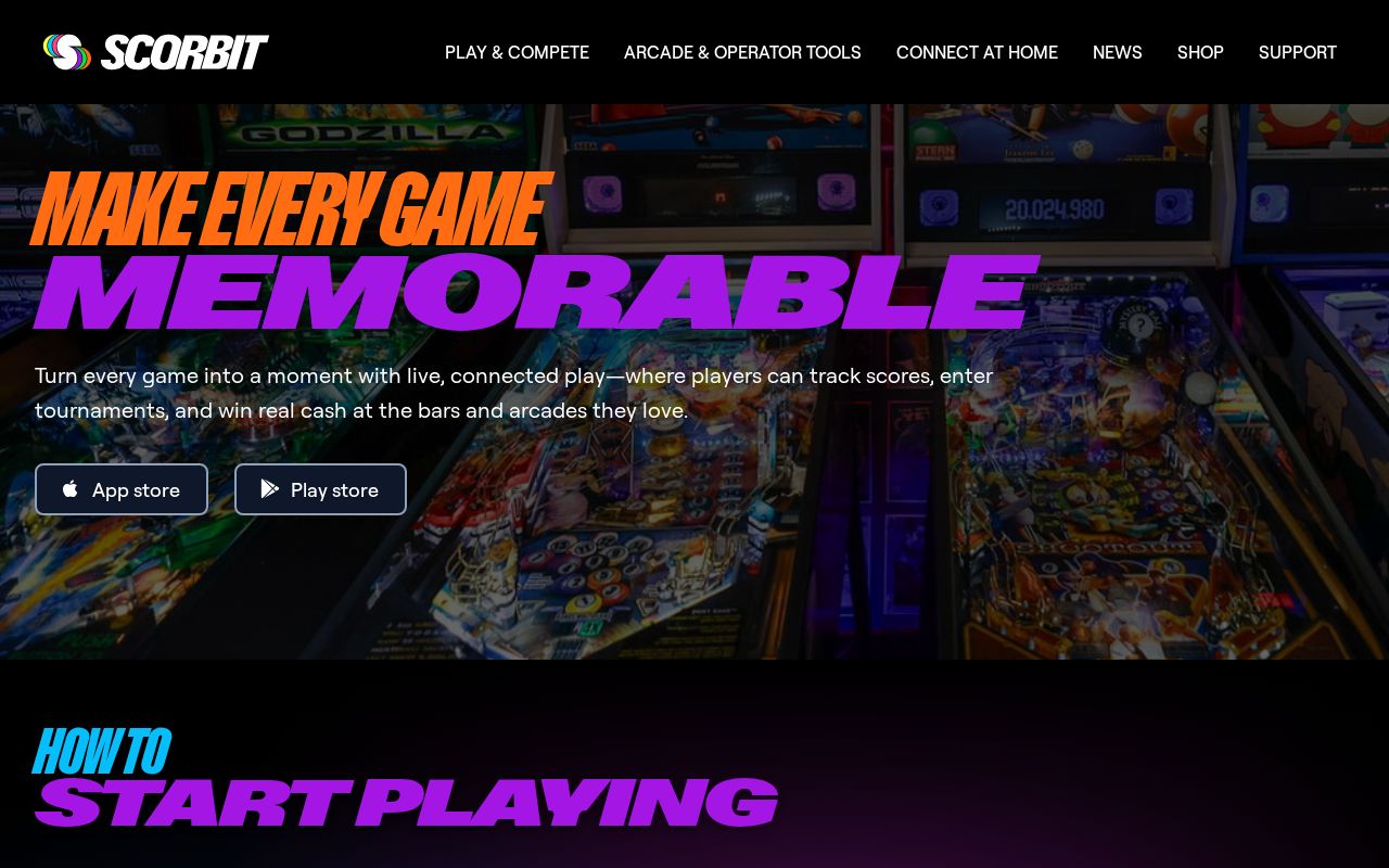 Preview of Scorbit: Make every game memorable.