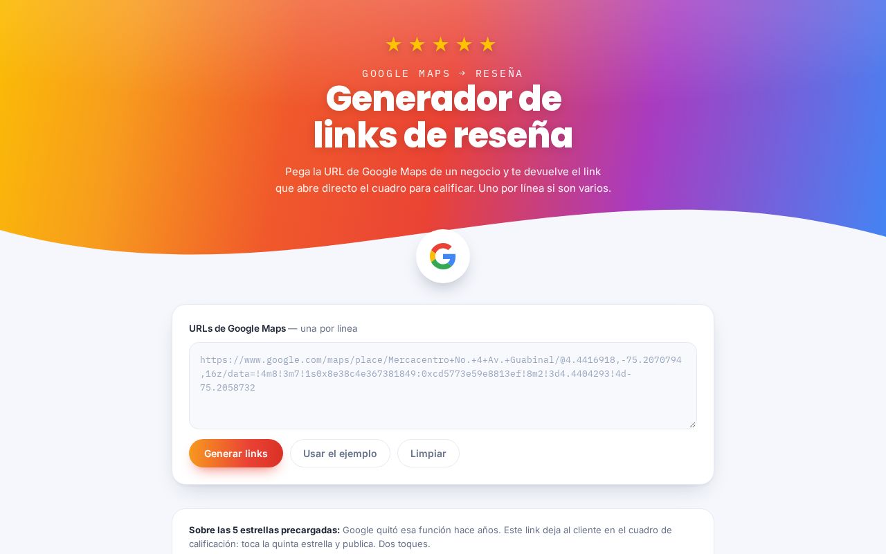 Preview of Links Resena