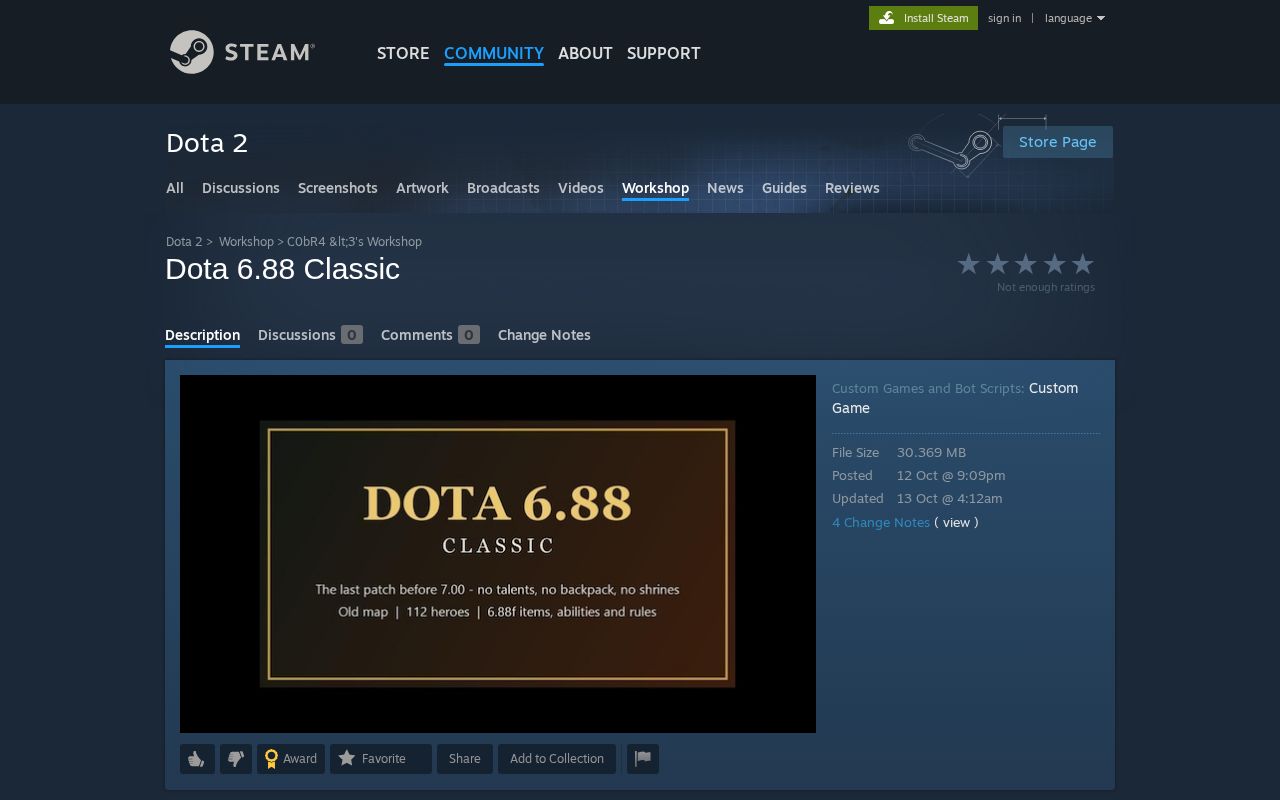 Preview of Dota Workshopmap Beforepatch7