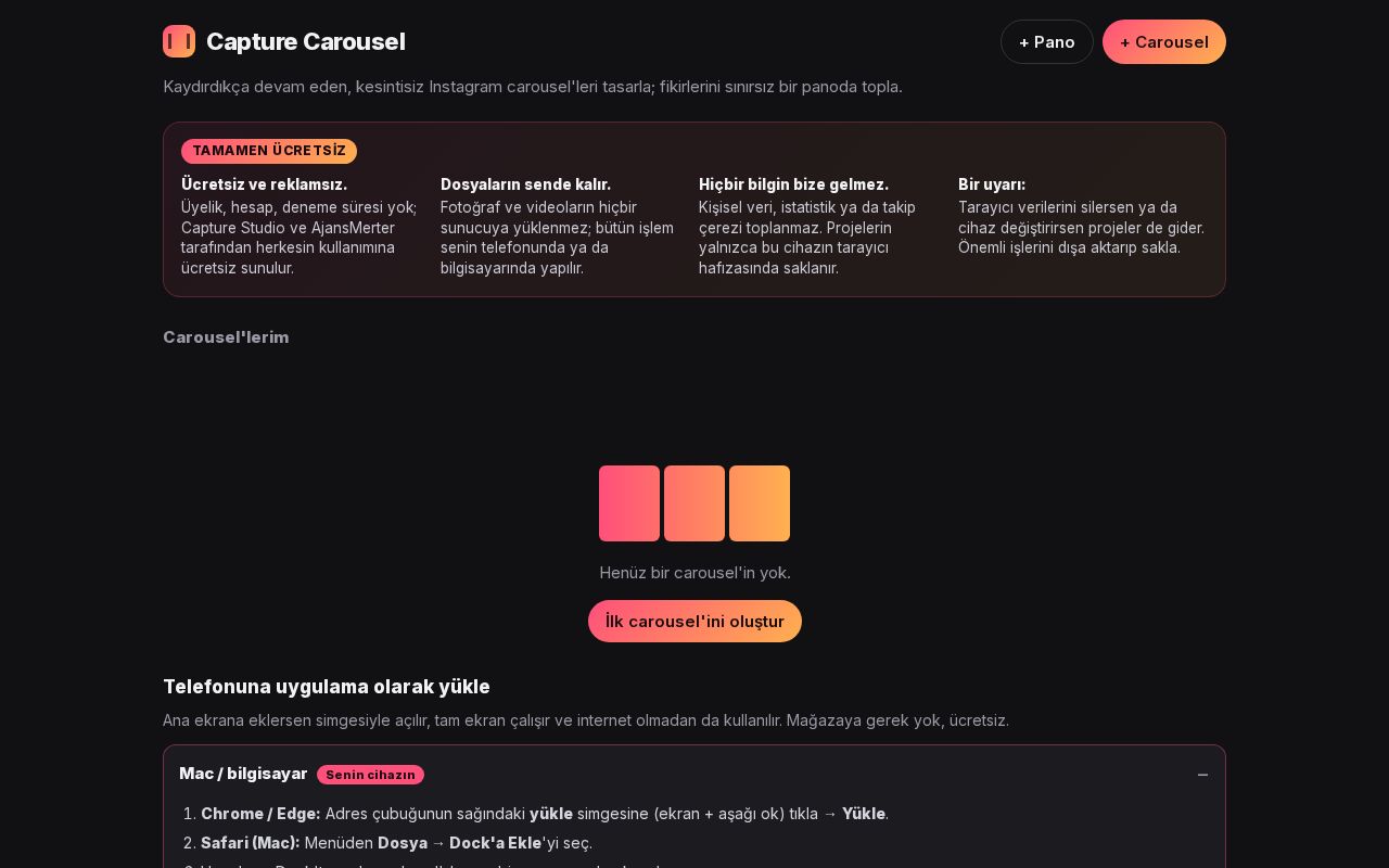 Preview of Capture Carousel