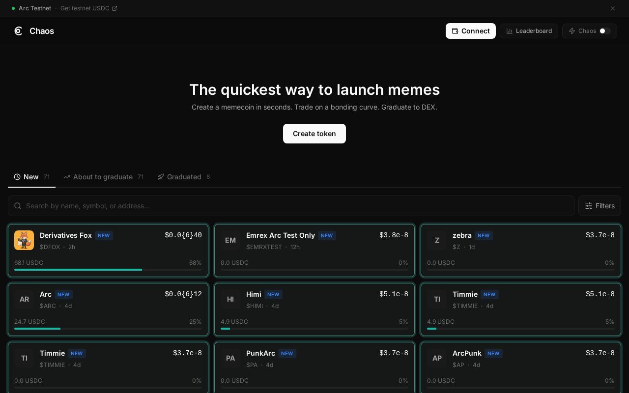 Preview of Chaos Launchpad