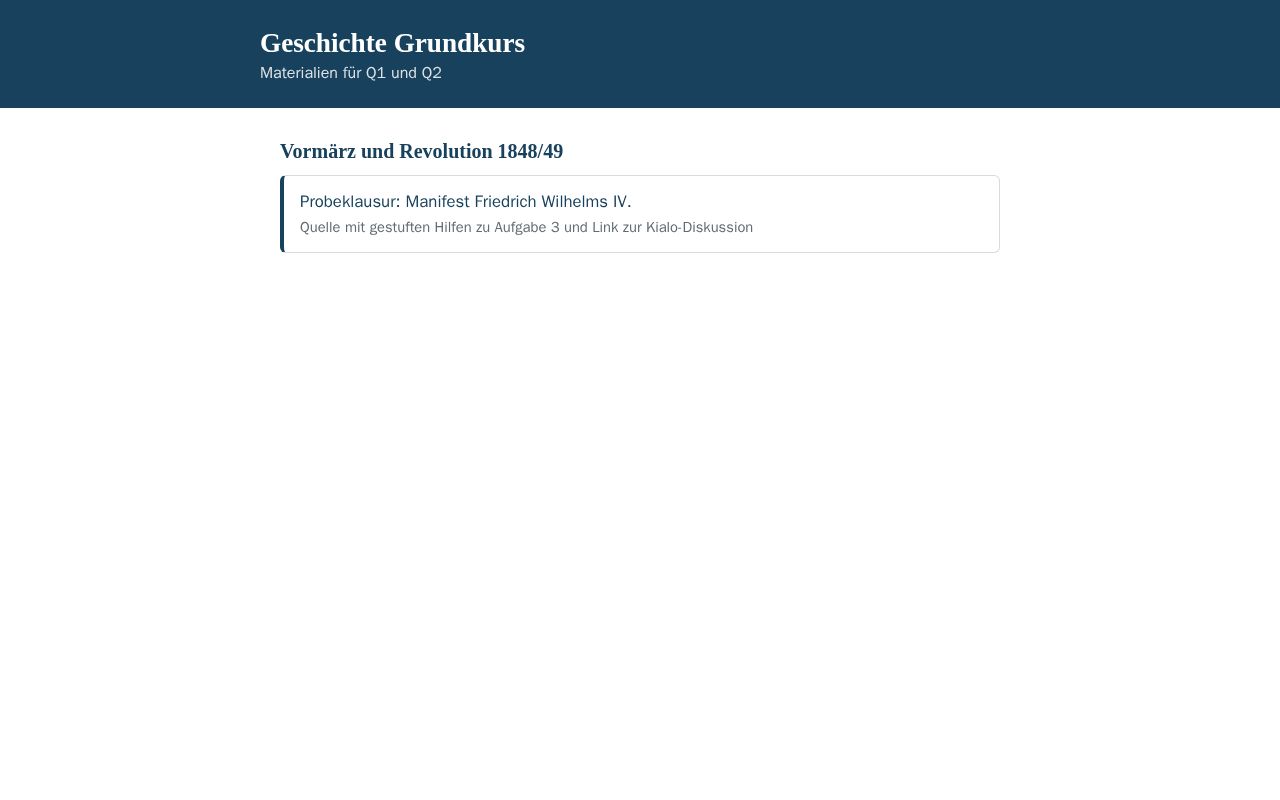 Preview of Geschichte Gk