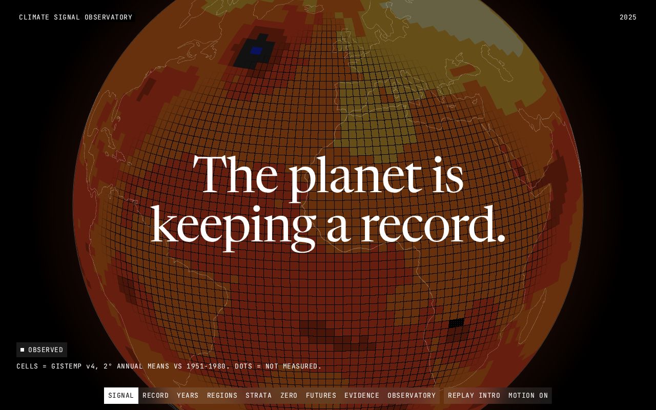 Preview of Climate Signal Observatory