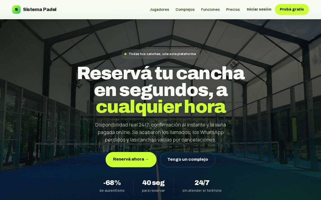 Preview of Saas Reservas