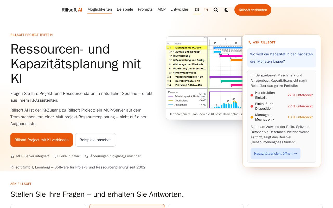 Preview of KI für Ressourcen- und Kapazitätsplanung
