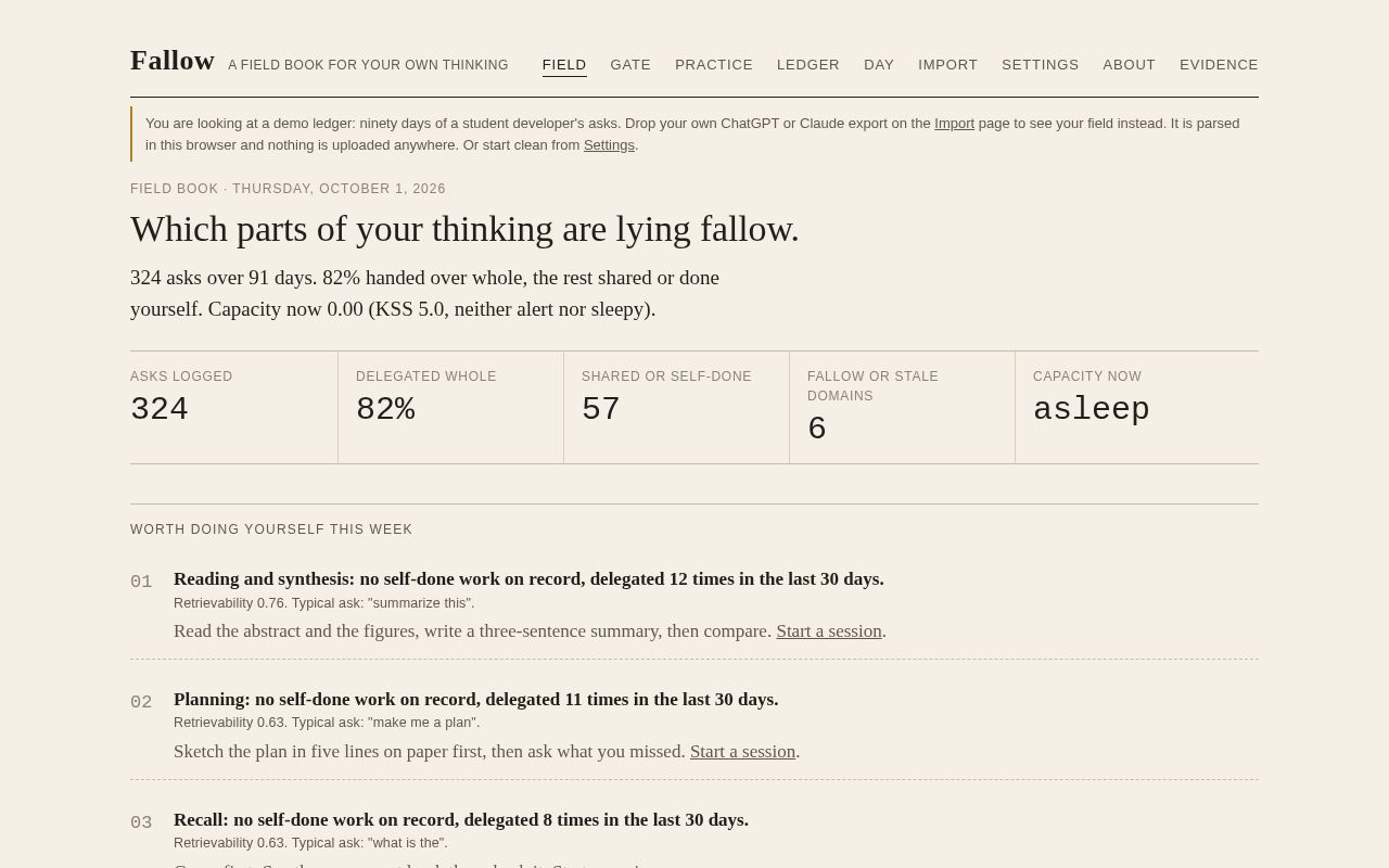 Preview of Fallow
