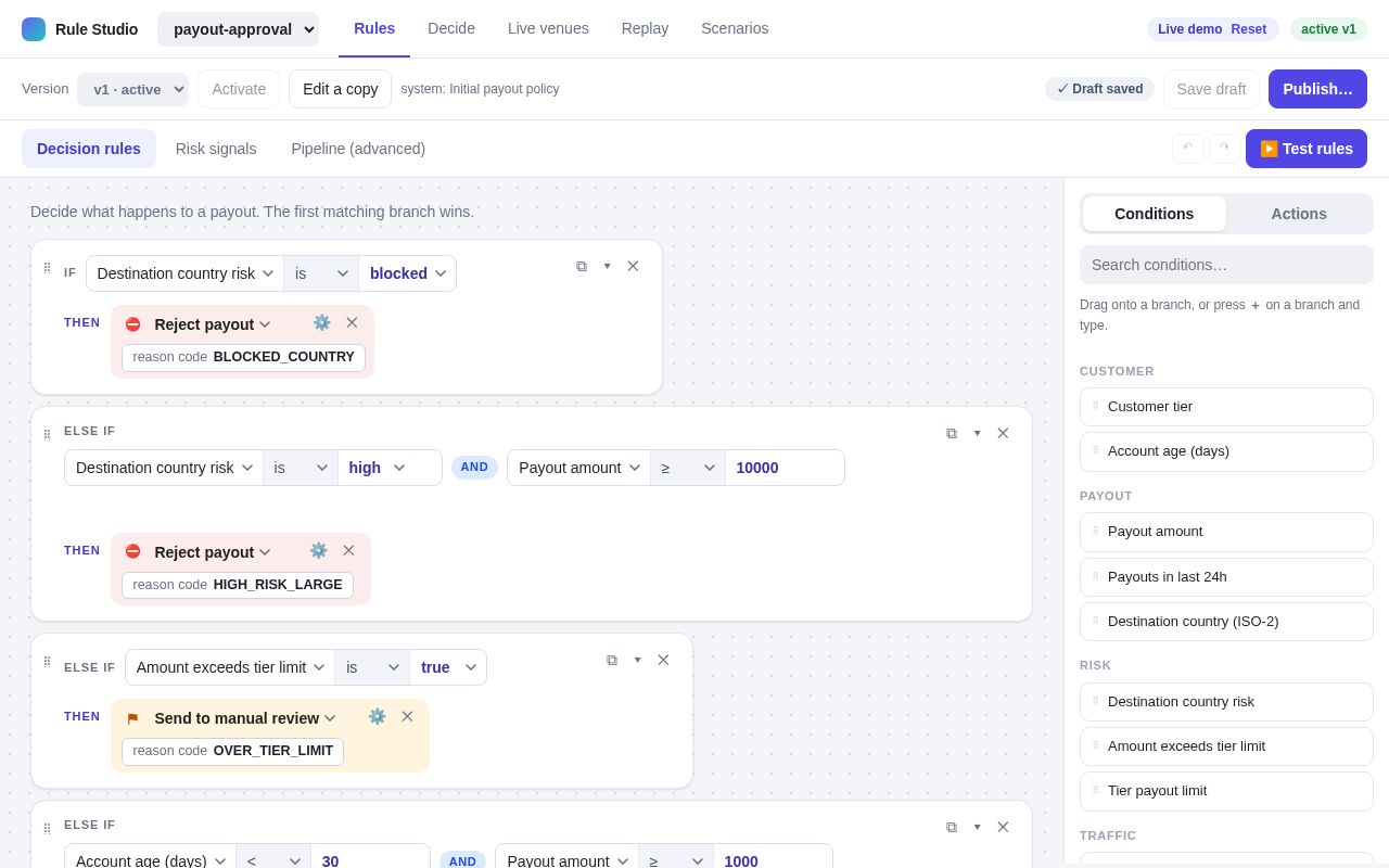 Preview of Venue Router Demo