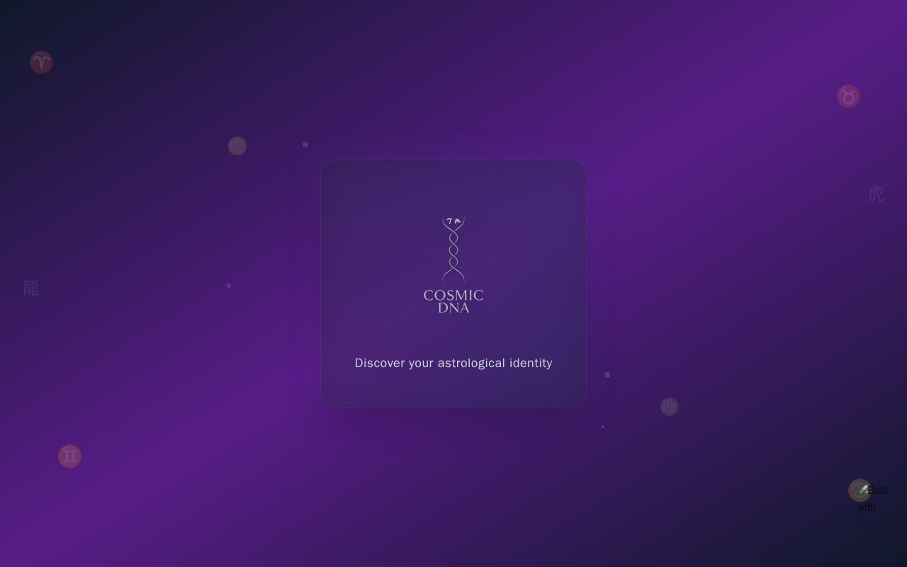 Preview of Cosmic DNA