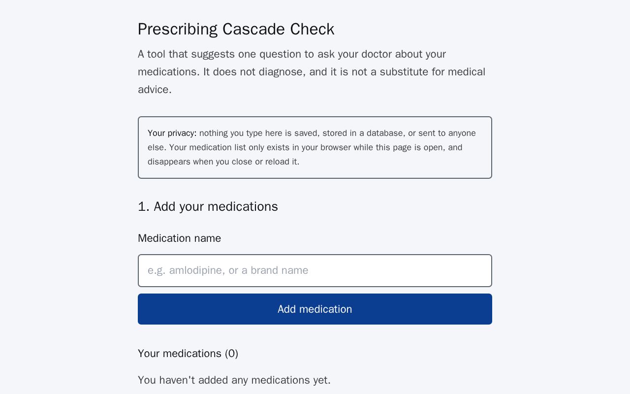 Preview of Prescribing Cascade Detector